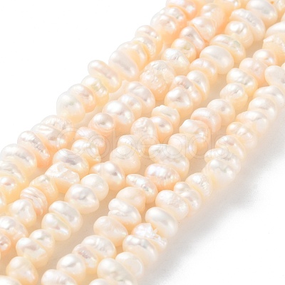 Natural Cultured Freshwater Pearl Beads Strands PEAR-I007-02O-01-1