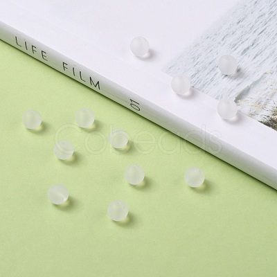 Transparent Acrylic Ball Beads FACR-R021-6mm-16-1
