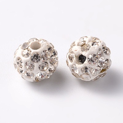 Pave Disco Ball Beads RB-A140-8mm-7-1