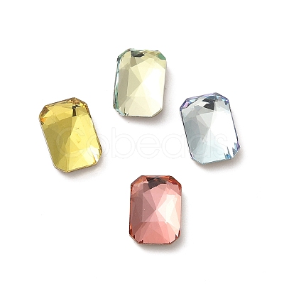 Glass Rhinestone Cabochons RGLA-P037-04B-D-1