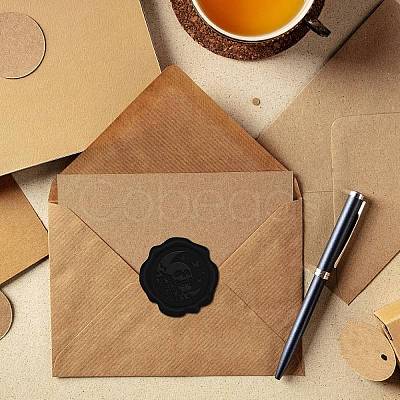 100pcs Adhesive Wax Seal Stickers DIY-CP0009-71C-1