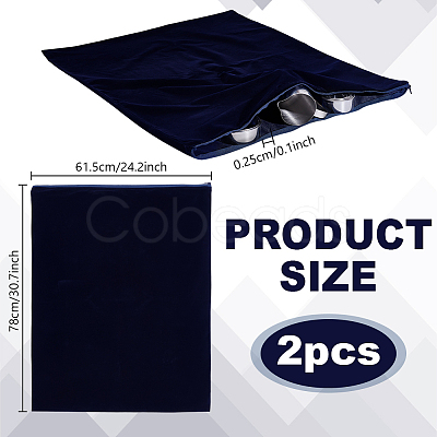 Rectangle Polyester Jewelry Packaging Bags with Alloy Zipper ABAG-WH0061-05A-01-1