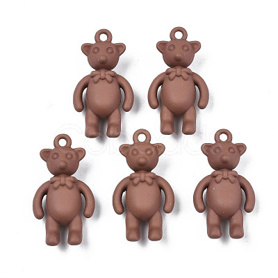 Rack Plating Spray Painted Alloy Pendants PALLOY-N172-001-02-1