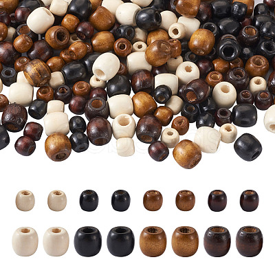 Cheriswelry Dyed Natural Wood Beads WOOD-CW0001-01-LF-1