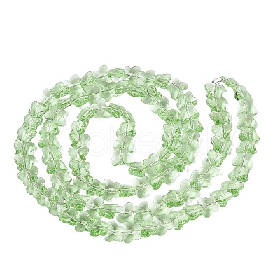 Transparent Glass Beads Strands GLAA-Q118-01A-B07-1