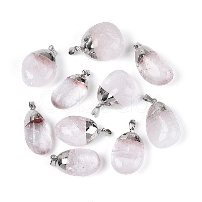 Natural Quartz Crystal Pendants G-N360-05P-01-1