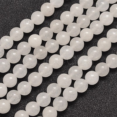 Natural Malaysia Jade Bead Strands G-A146-8mm-A29-1