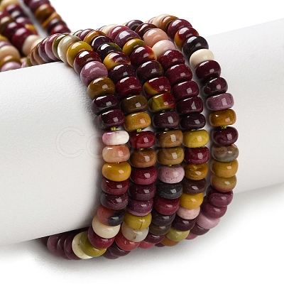 Natural Mookaite Beads Strands G-K343-C34-01-1