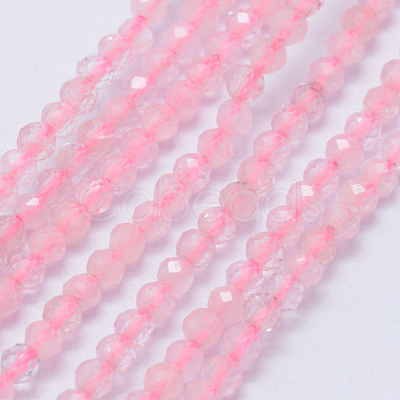 Natural Rose Quartz Beads Strands G-J369-29-2mm-1