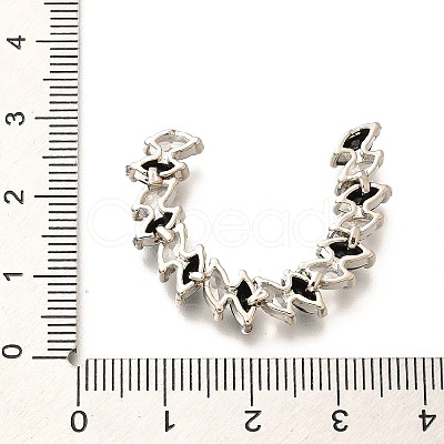 Brass Micro Pave Cubic Zirconia Beads KK-M312-21-1