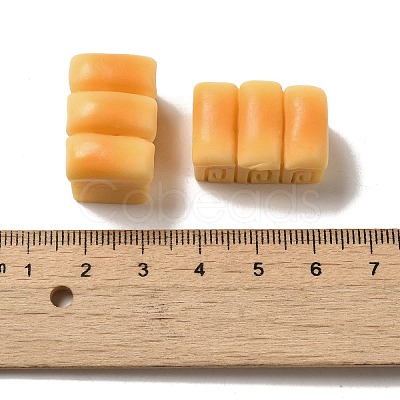 Opaque Resin Imitation Food Decoden Cabochons RESI-A033-05G-1