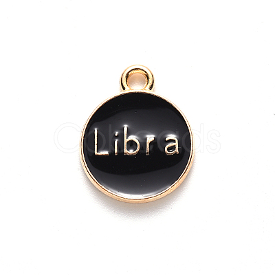 Alloy Enamel Pendants LS-ENAM-S124-01B-08K-1