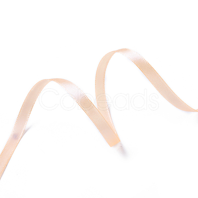 1/4 inch(6mm) Light Salmon Satin Ribbon Wedding Party Decoration X-RC6MMY007-1