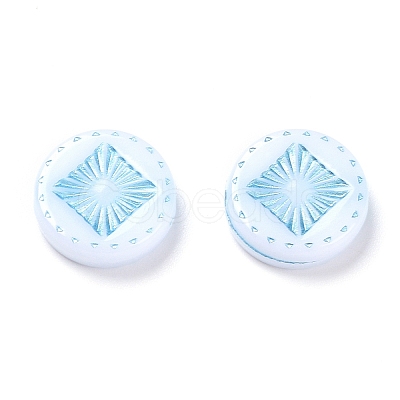 Opaque Acrylic Beads OACR-G016-07G-1