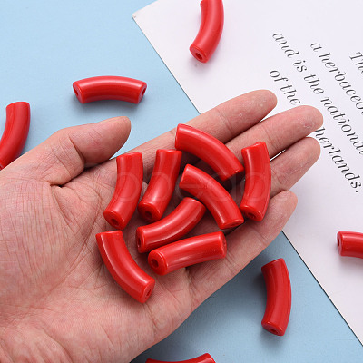 Opaque Acrylic Beads MACR-S372-001B-S010-1
