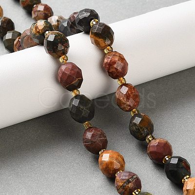 Natural Picasso Jasper/Polychrome Jasper Beads Strands G-N342-149I-28-1