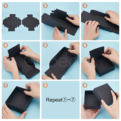 Cardboard Jewelry Boxes CBOX-WH0003-28B-1