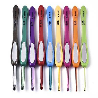 Aluminum Diverse Size Crochet Hooks Set TOOL-S015-002-1