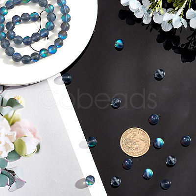 Synthetic Moonstone Beads Strands G-AR0002-40A-1