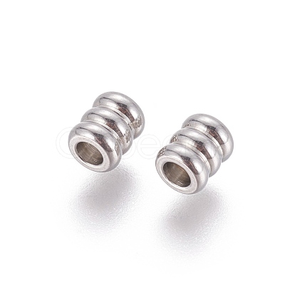 Tarnish Resistant 202 Stainless Steel Beads STAS-F205-08P-1