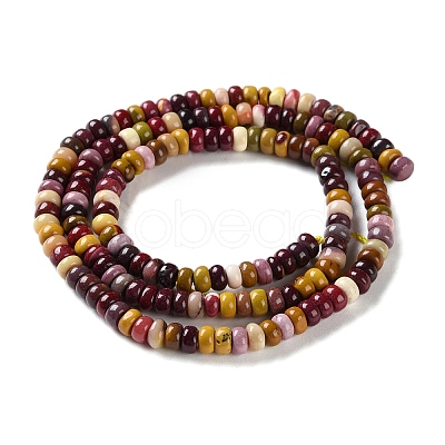 Natural Mookaite Beads Strands G-K343-C34-01-1