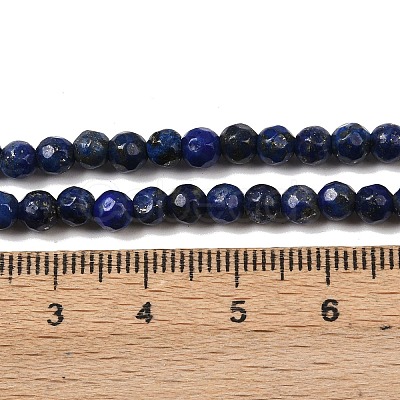 Natural Lapis Lazuli Beads Strands G-G059-4mm-1