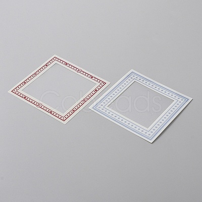 Time Border Theme PET Plastic Visible Decorative Stickers DIY-WH0304-532-1