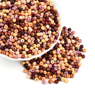 Opaque Colours Glass Seed Beads SEED-N007-19C-1