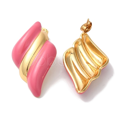 Golden Ion Plating(IP) 304 Stainless Steel Stud Earrings for Women EJEW-L287-044G-1