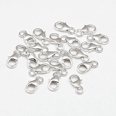 925 Sterling Silver Lobster Claw Clasps STER-F014-09E-1