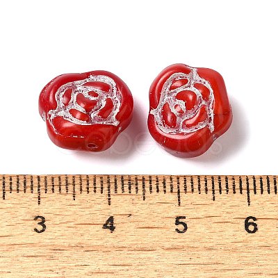 Opaque Lampwork Beads LAMP-P065-02B-10-1