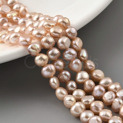 Natural Cultured Freshwater Pearl Beads Strands PEAR-A006-03F-1
