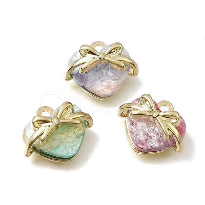 Brass & Resin Pendants RE-CBAE379-09LG-1