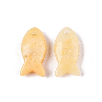 Natural Topaz Jade Pendants X-G-N342-106O-1