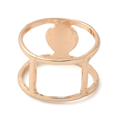 Alloy with Turquoise Round Finger Ring for Women FS-WGC40FF-03-1