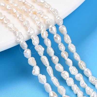 Natural Cultured Freshwater Pearl Beads Strands LS-PEAR-N014-03H-1