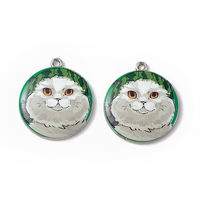 Printed Alloy Pendants ENAM-P246-03P-06-1
