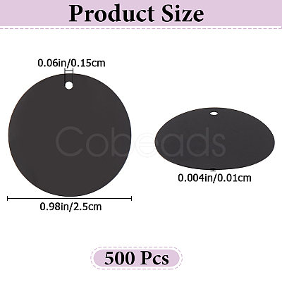 500Pcs Plastic Paillette/Sequins Pendants AJEW-GF0008-81C-1