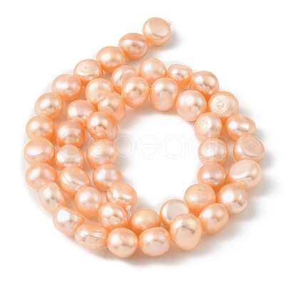 Natural Cultured Freshwater Pearl Beads Strands PEAR-P064-19J-01A-1