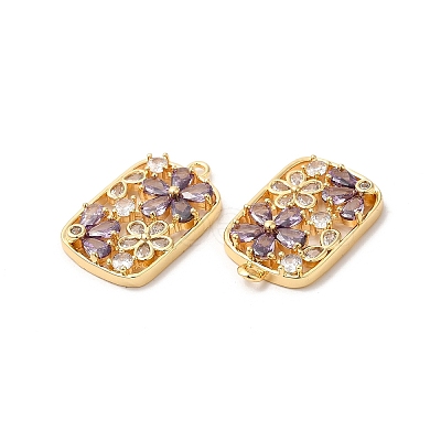 Real 18K Gold Plated Brass Pendant KK-B074-71G-03-1