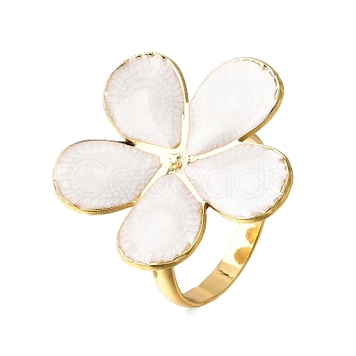 304 Stainless Steel Enamel Cuff Open Rings SA-CBA369F-04G-02-1