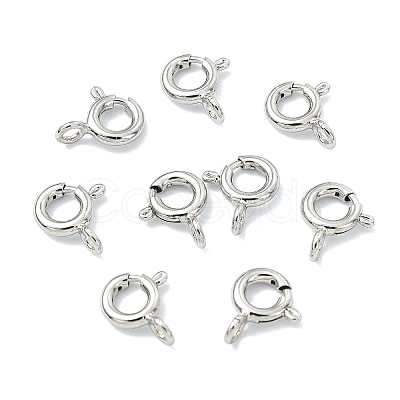 SHEGRACE Brass Spring Ring Clasps XGRPCN623-017P-1