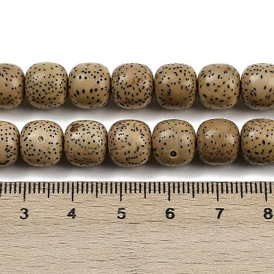 Natural Rudraksha Bodhi Seed Beads Strand WOOD-B010-A03-9x10mm-1