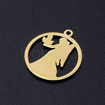 201 Stainless Steel Pendants STAS-S105-JN363-6-1
