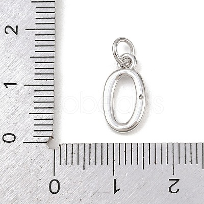 Brass Micro Pave Clear Cubic Zirconia Charms KK-P339-27P-1