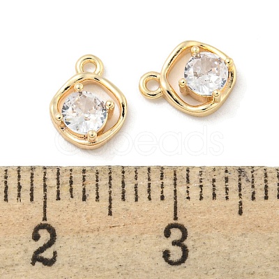 Brass Glass Pendants KK-L211-014G-01-1