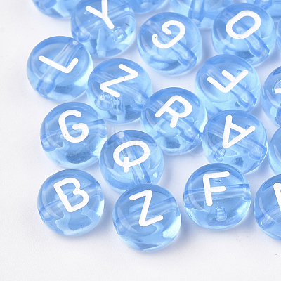 Transparent Acrylic Beads TACR-N002-04C-1