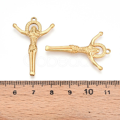 304 Stainless Steel Pendants STAS-N109-38G-1