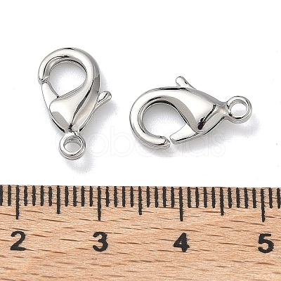 Brass Lobster Claw Clasps KK-H256-03P-01-1