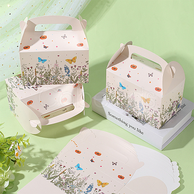 12Pcs Folding Paper Gift Boxes CON-WH20001-18A-1